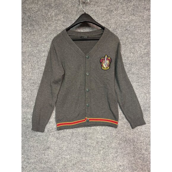 Harry Potter womens XS Sweater Gryffindor Adult Cardigan - Picture 1 of 9